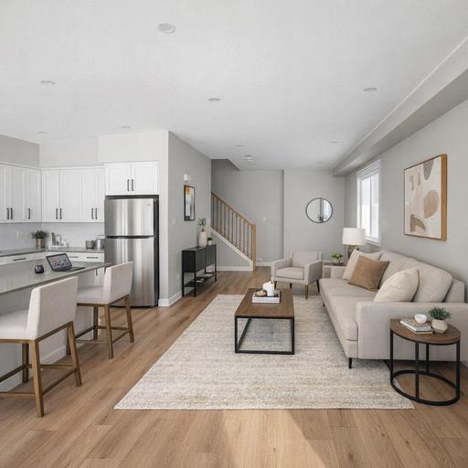 After virtual staging